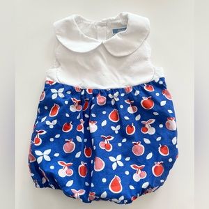Jacadi Scallop Fruits Little Romper / Bubble